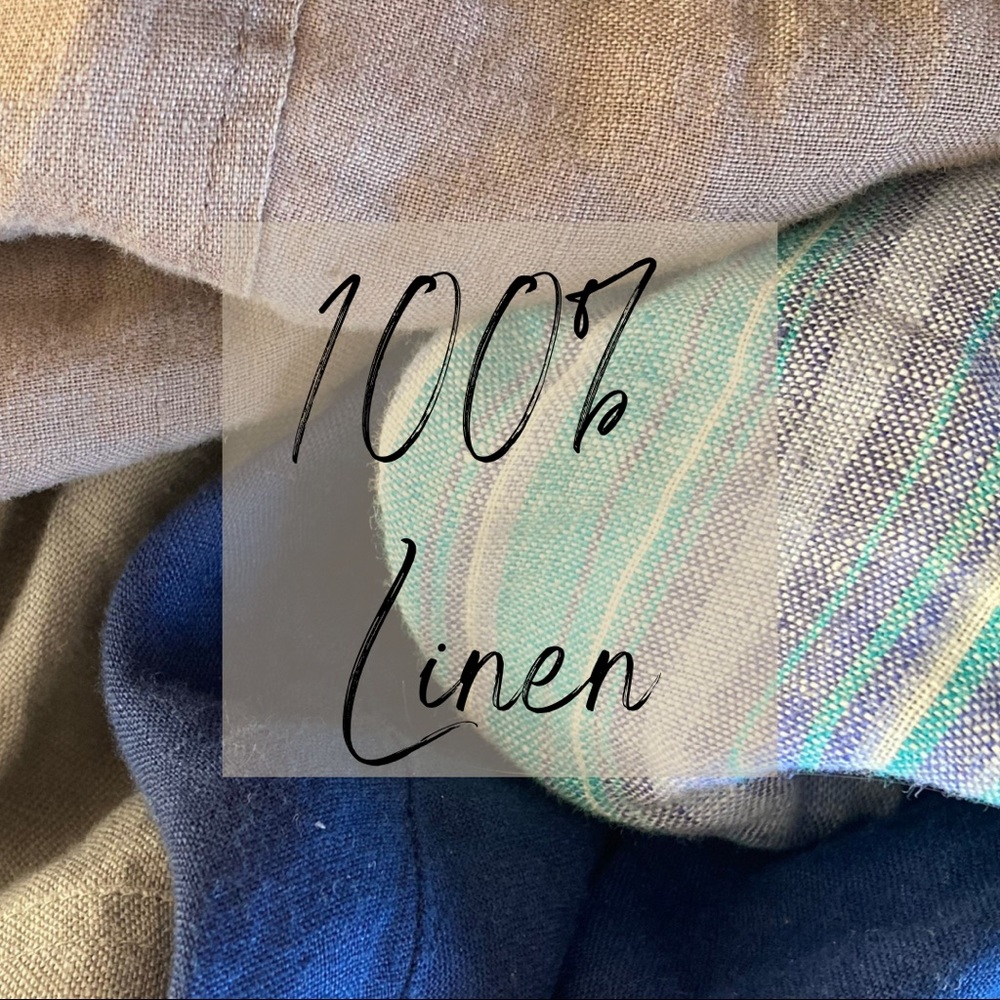 100% Linen! Best for your skin!
